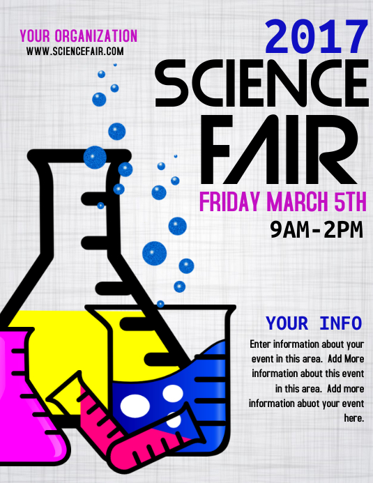 Science Fair Letrero SCIENCE FAIR Template | PosterMyWall