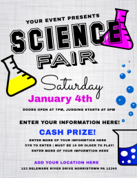 84 390 School Science Fair Event Flyer Customizable Design Templates Postermywall