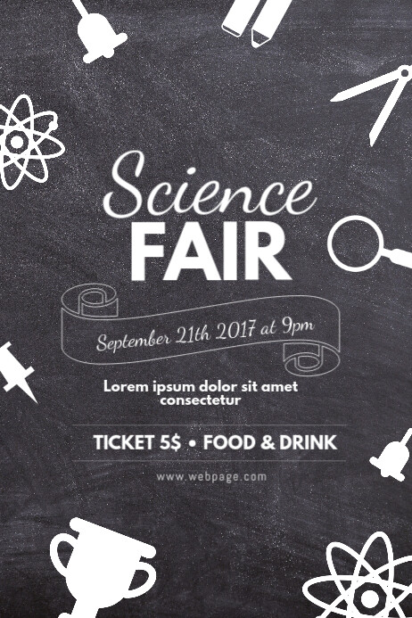 Science fair Flyer school Event Flyer Template | PosterMyWall