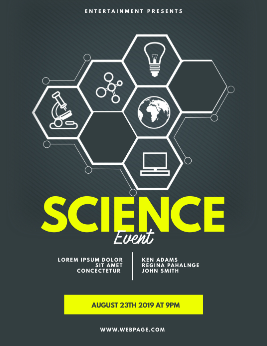 Science flyer template | PosterMyWall