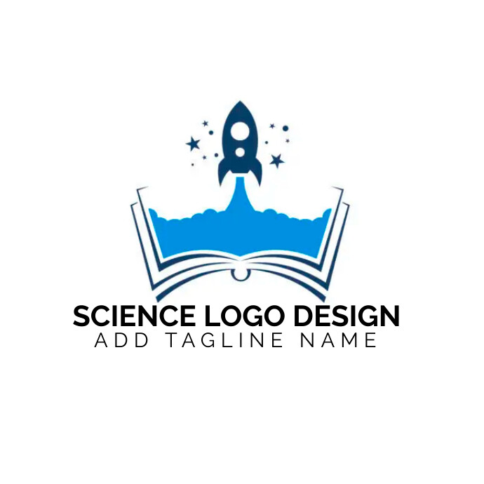 Science Writing Lgo Science Logo Design Template
