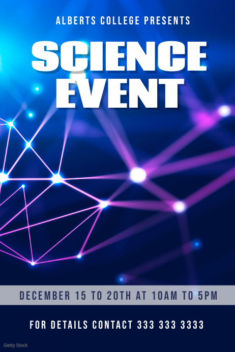 Copy of science poster | PosterMyWall