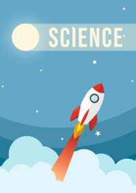 Science Notebook Tag Design Personalized Creative Design Notebook Cover Template | PosterMyWall