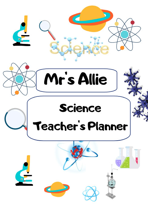 Copy of Science Teachers Planner template | PosterMyWall