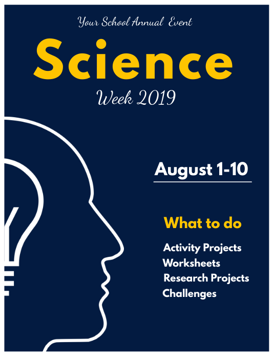 Copy of Science week poster | PosterMyWall