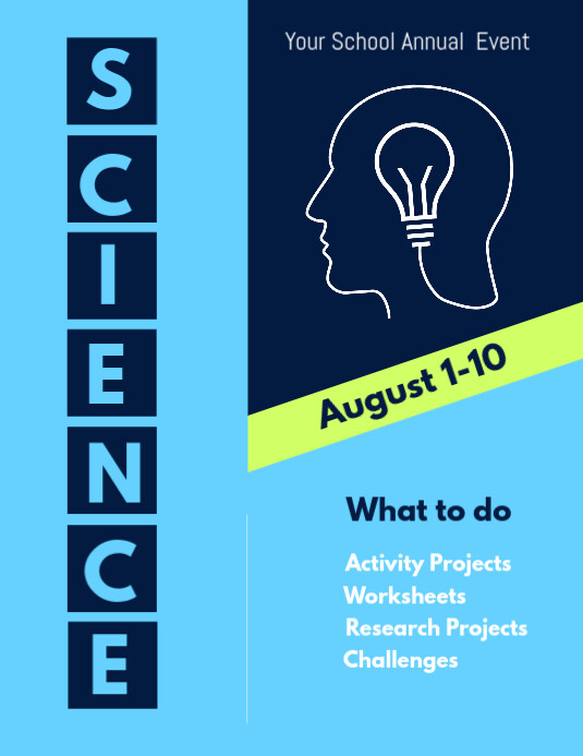 Science week poster Template | PosterMyWall