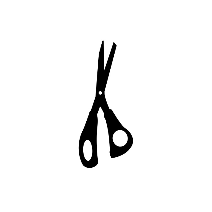 Pinter Scissors Layout Scissor Template | PosterMyWall