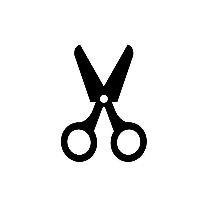 Scissors Logo Editing Scissor Template | PosterMyWall