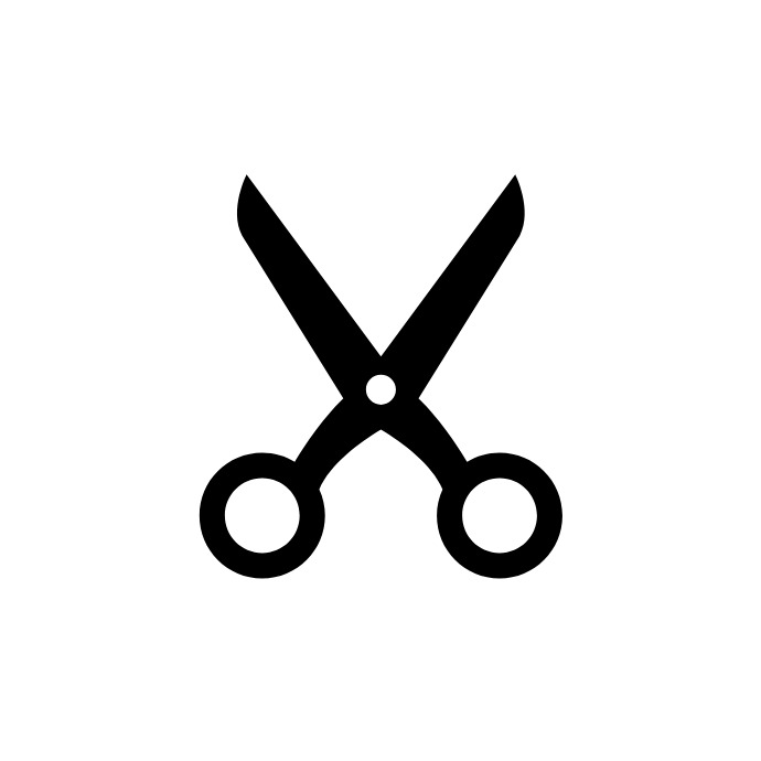 Scissors Logo Editing Scissor Template | PosterMyWall