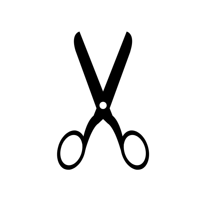 Pinter Scissors Layout Scissor Template | PosterMyWall