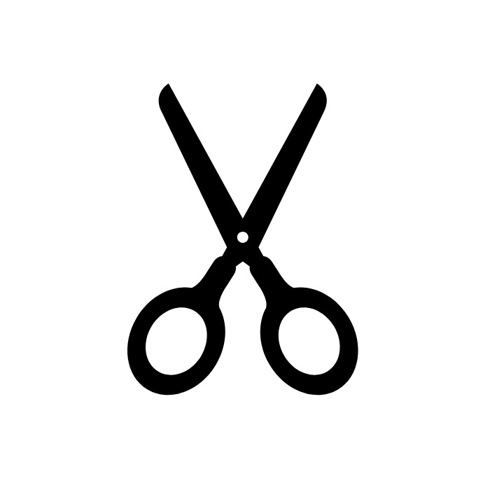 Pinter Scissors Layout Scissor Template | PosterMyWall