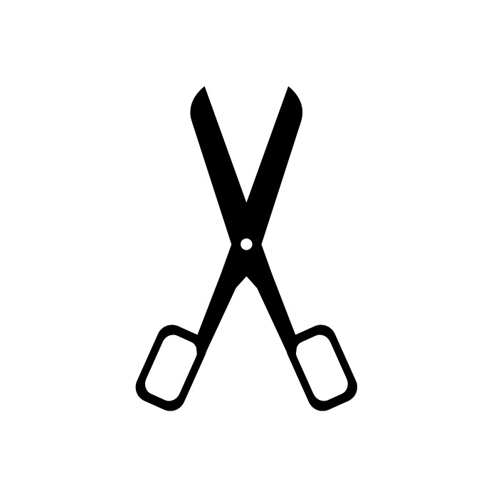 Scissors Logo Editing Copy of Scissor logo | PosterMyWall