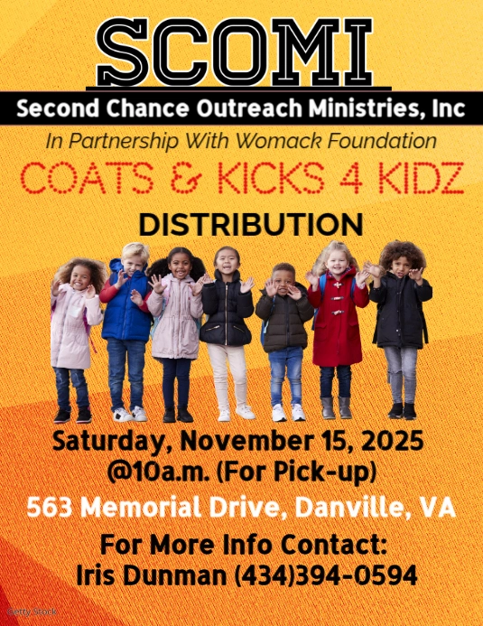 SCOMI Coats 4 Kidz 2025 Flyer (US Letter) template