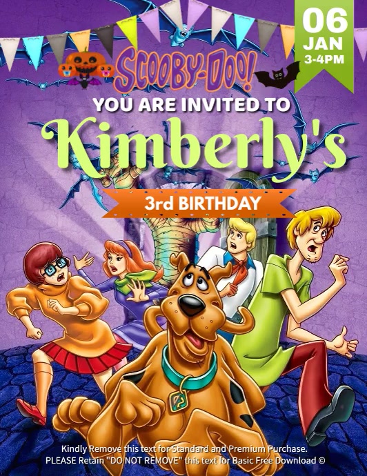 ScoobyDoo Template PosterMyWall