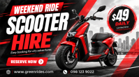 Hitam Scooter Rental Miniatura de YouTube Template