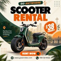White Scooter Rental Iphosti le-Instagram Template