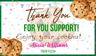 Scout Business Card Cookie Tag template