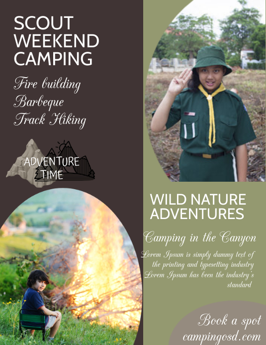 SCOUT FLYER Template | PosterMyWall