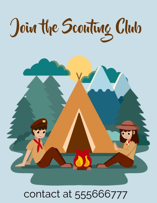 Copy of scouting club | PosterMyWall