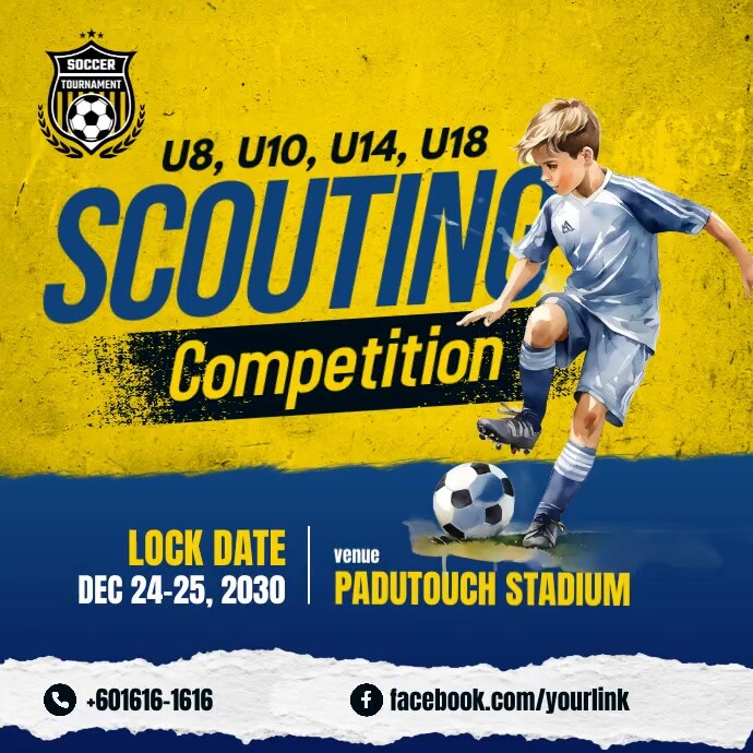 Scouting Competition Tournament Template | PosterMyWall