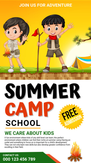 Scouts,summer,retail,event Instagram 快拍 template