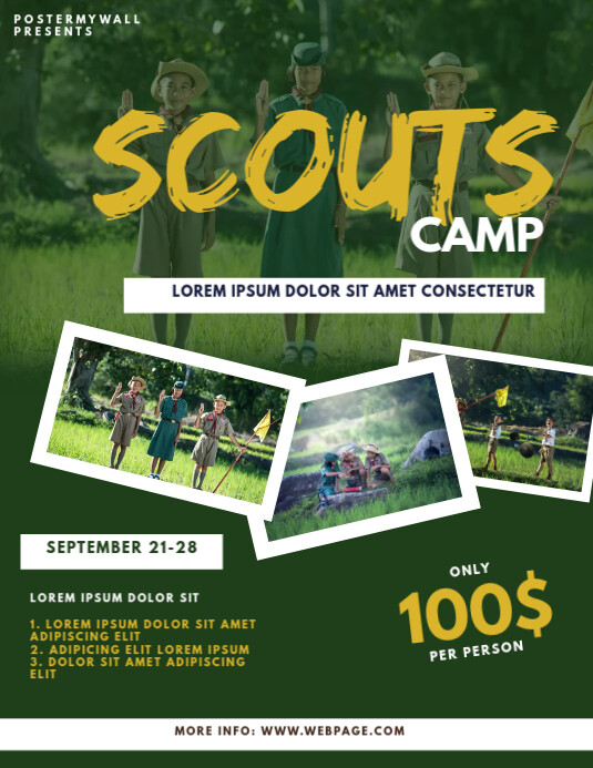 Free Scouts Video Eventbrite Banner Templates | PosterMyWall
