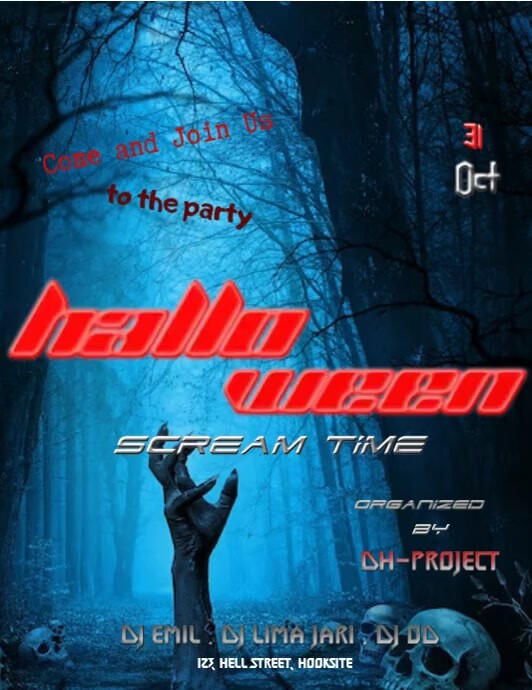 Scream Templates Java Plantilla de Scream Time | PosterMyWall