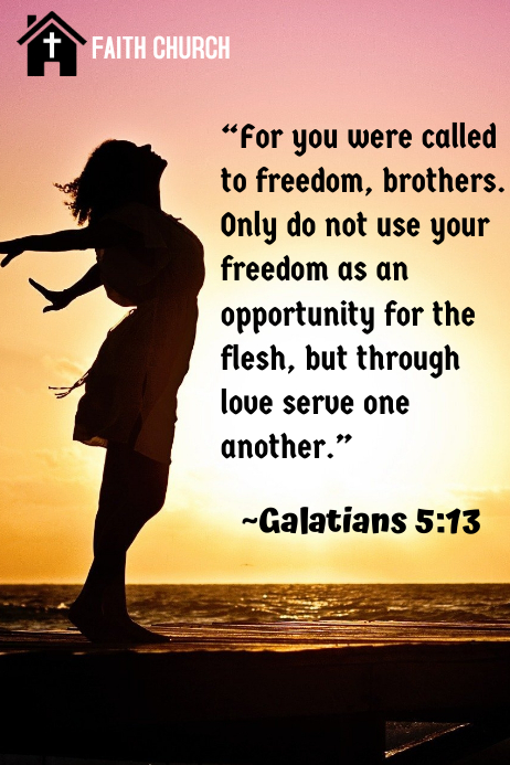 scripture Poster template