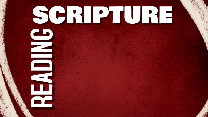 Scripture Reading YouTube Thumbnail template