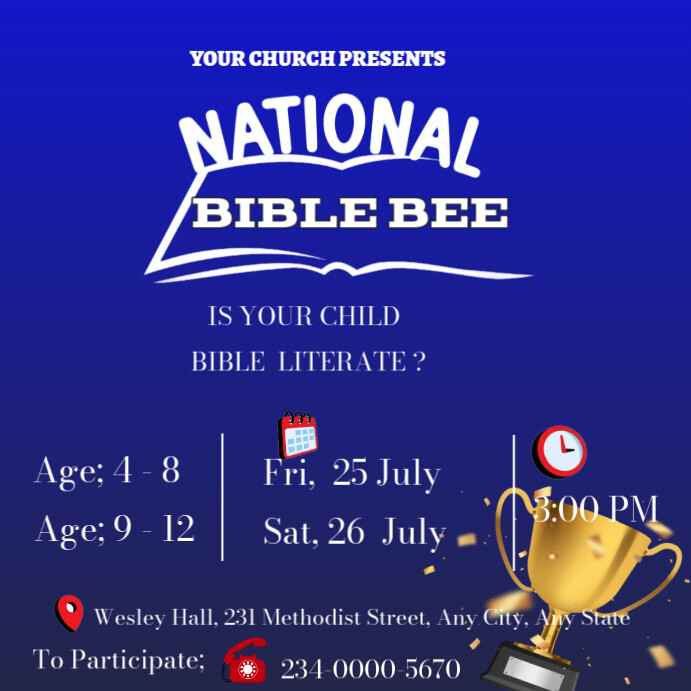 Scripture Sprint Instagram Post template