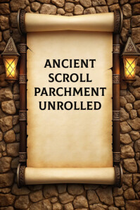 Scroll template Poster