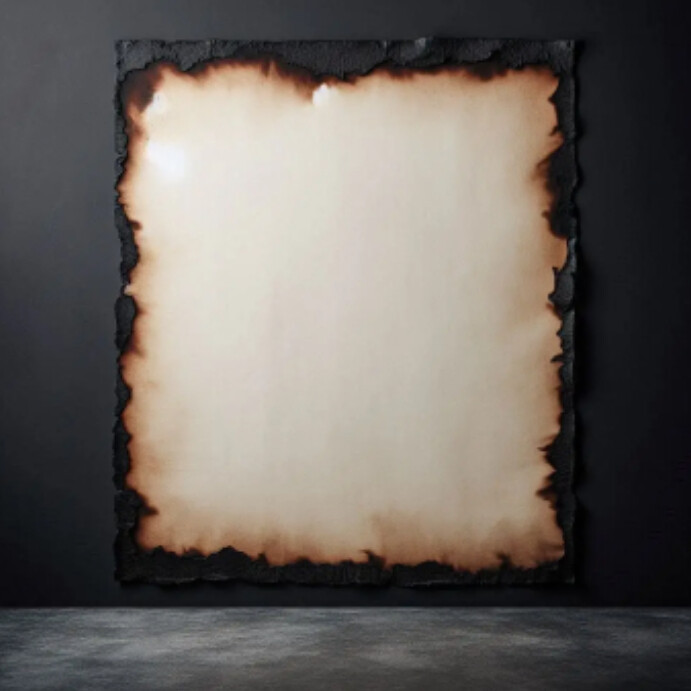 Scroll with burnt edges Instagram Post template