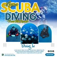Scuba Diving Classes Instagram Post template