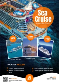 sea cruise A4 template