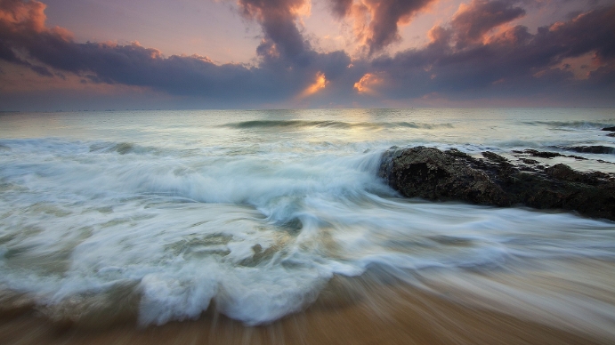 Sea Wave Artistic Picture Zoom Background Template Postermywall