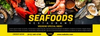 Seafood Menu Facebook Cover template