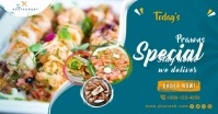 Seafood Promotion Banner Facebook Post template