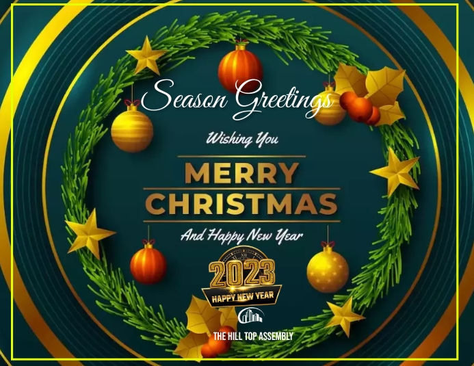 season greetings Flyer (US Letter) template