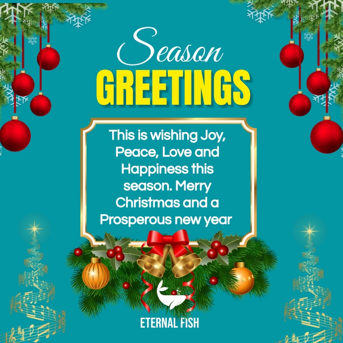 season greetings Template PosterMyWall