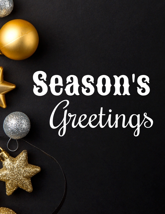Season Greetings Flyer template