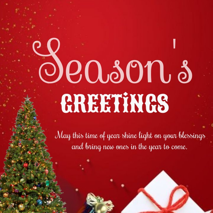 Season Greetings Flyer Template | PosterMyWall