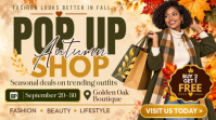 Orange Fall Fashion Sale YouTube-miniature Template