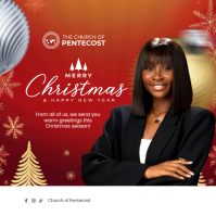 Seasonal Greetings Square (1:1) template