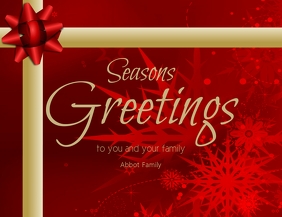 Seasons Greetings card Template | PosterMyWall