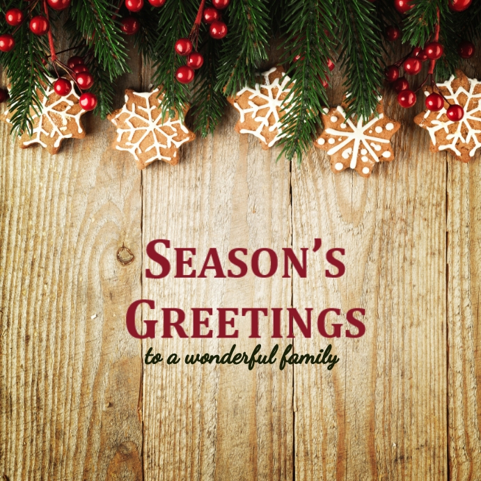 Seasons Greetings Template PosterMyWall