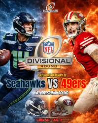 NFL Divisional Round Instagram Portrait Template