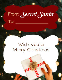 Secret Santa Template PosterMyWall