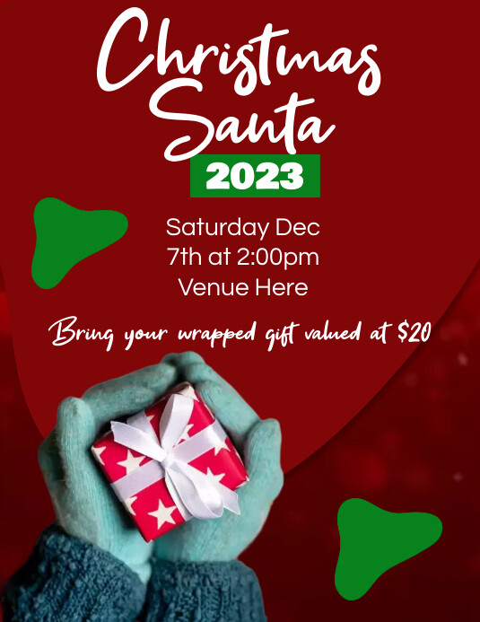 Secret Santa Template | PosterMyWall