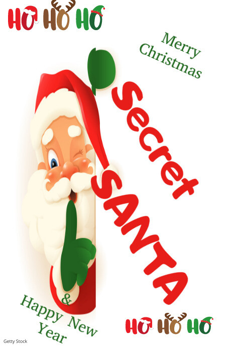 Secret Santa Template | PosterMyWall