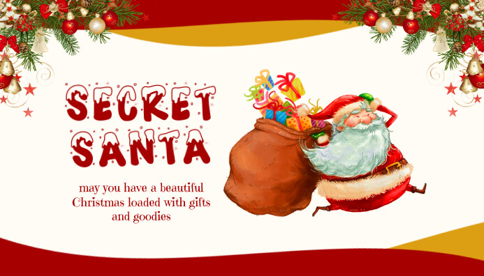 Copy of Secret Santa | PosterMyWall